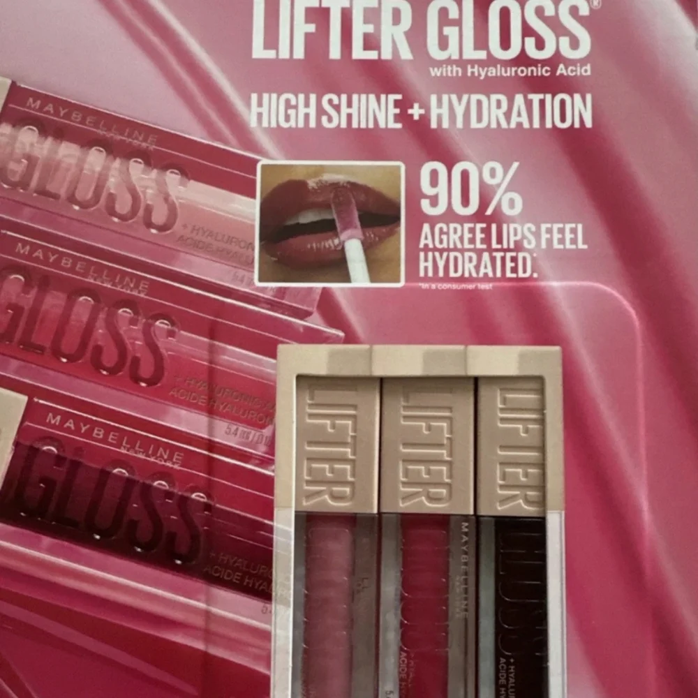 Maybelline Lifter Gloss Trio - Gummy Bear, Bubble Gum, Taffy